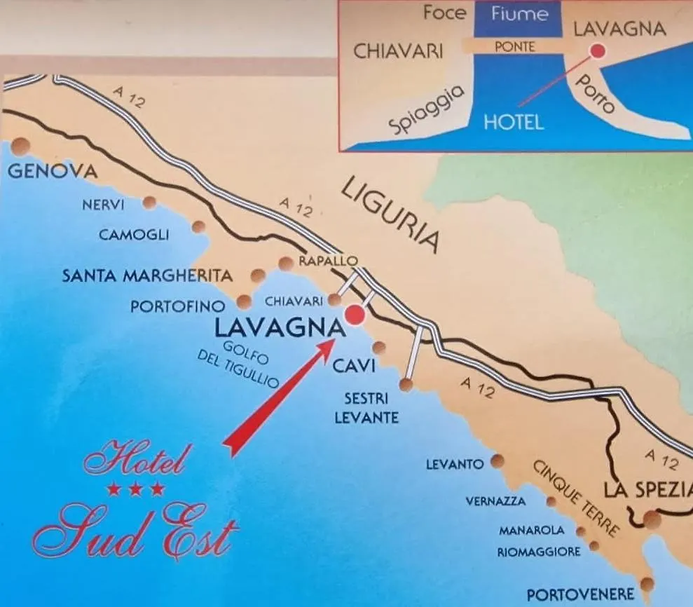 Hotel Sud Est By Fam Rossetti Lavagna 3*,